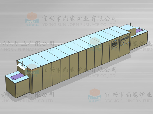 電子陶瓷印銅燒結氣氛網帶爐|氫氣網帶爐